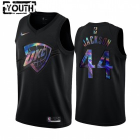 Dres Oklahoma City Thunder Justin Jackson 44 Iridescent HWC Collection Swingman - Dječji
